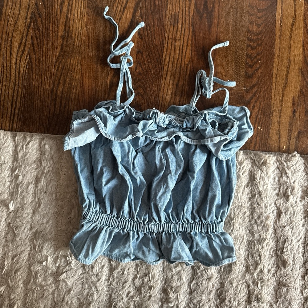 Brand new denim top